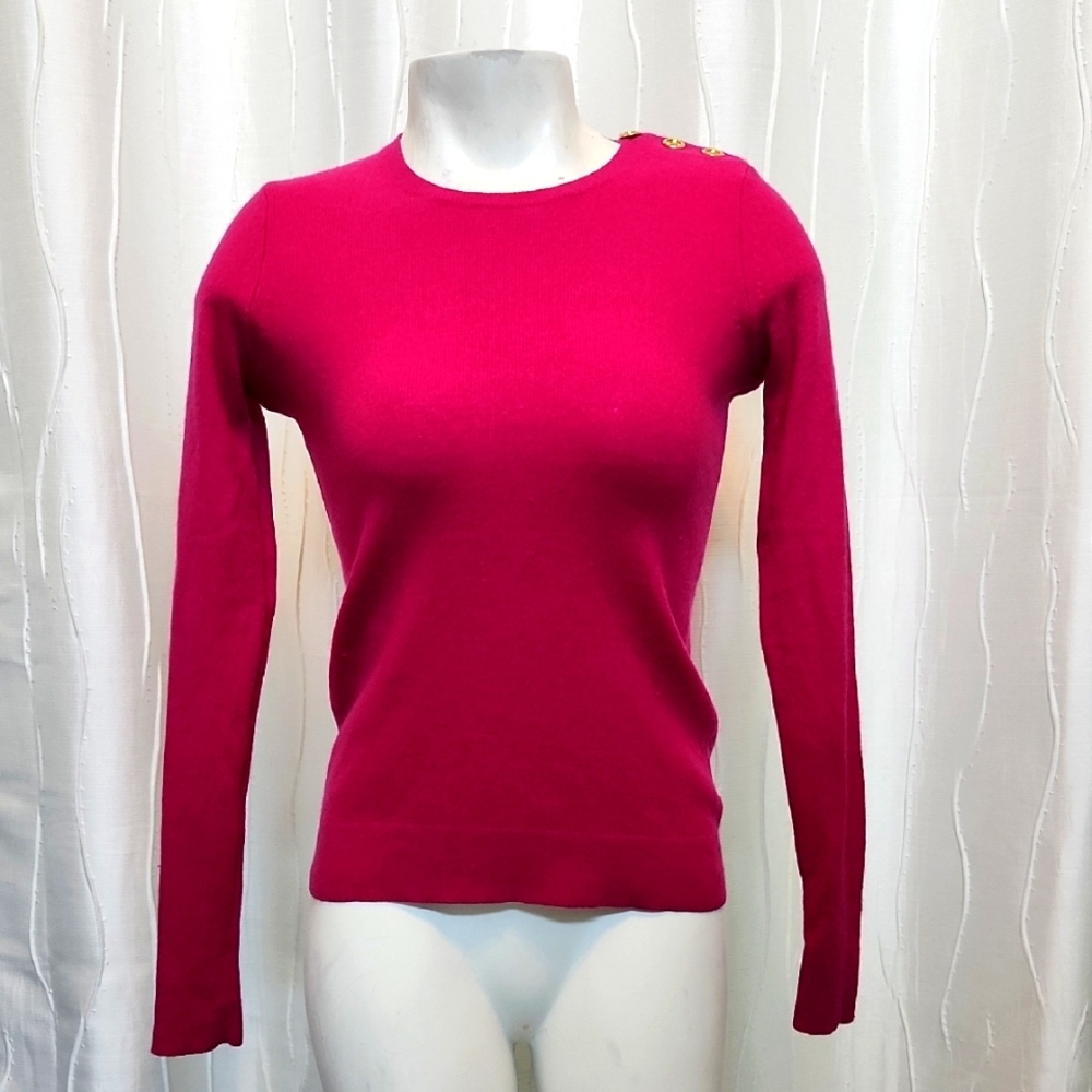 Cashmere By Bloomingdale's Pink Sweater